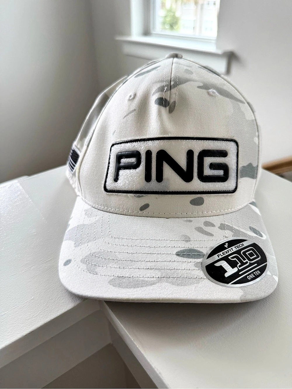PING 110 MultiCam Golf Hat White & Gray